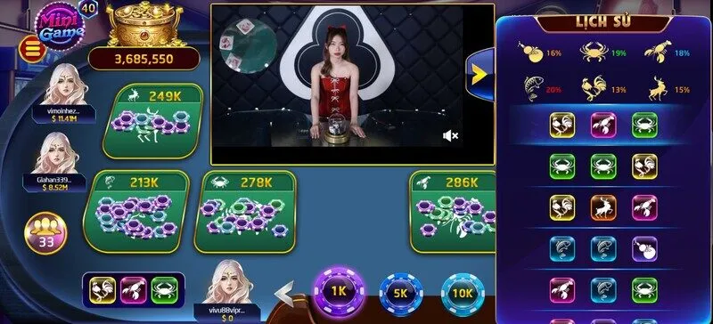 Chiến lược chơi Bầu Cua Livestream