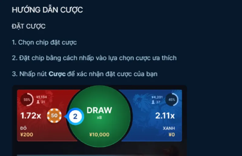 Đá gà GA28 tại cổng game Vivu88