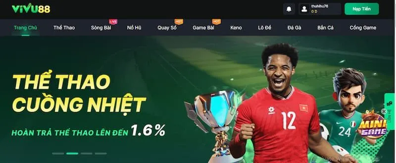 Đăng nhập Vivu88