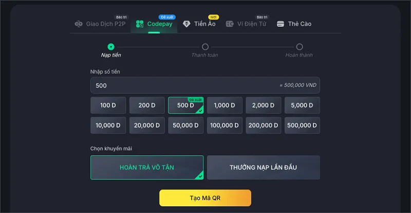 Nạp tiền Vivu88 - Chơi game liền tay