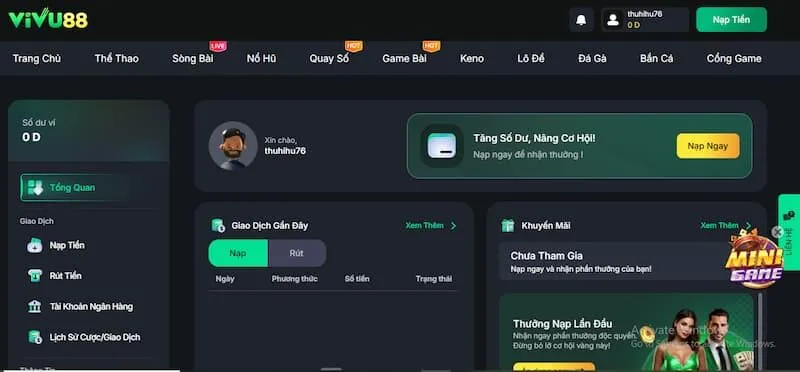 tài khoản Vivu 88