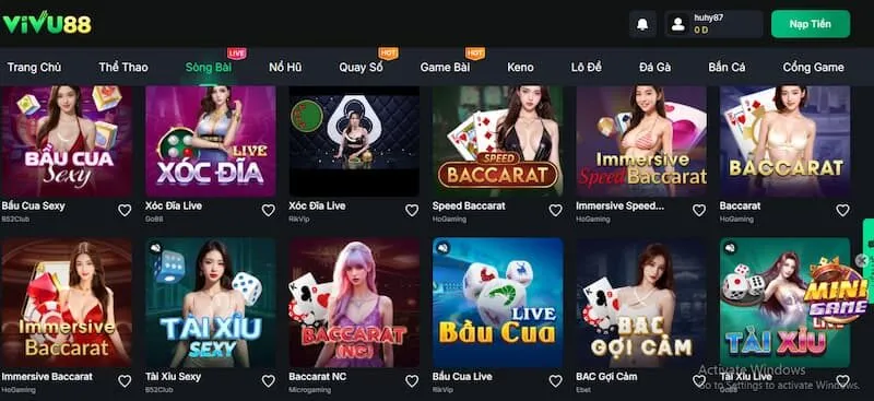 Nhà cái Vivu88 uy tín