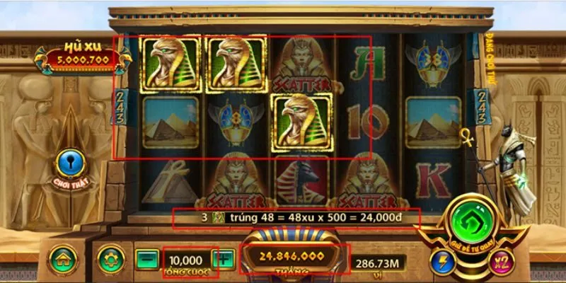 Nổ hũ Bí Mật Cleopatra hấp dẫn với phần thưởng lớn