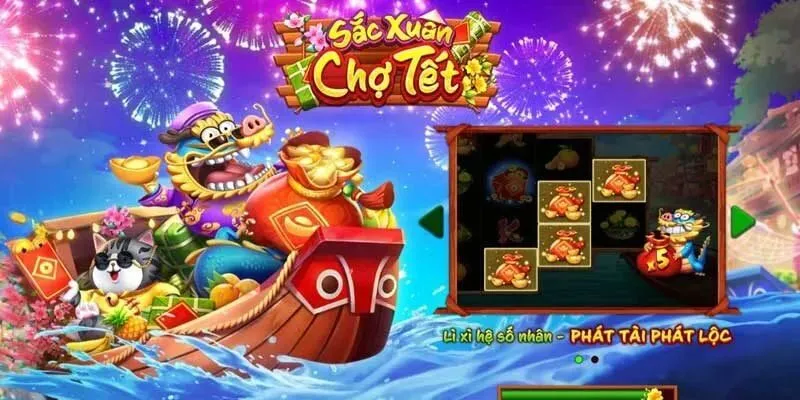 Nổ Hũ Chợ Tết – Rộn Ràng Săn Hũ, Rinh Lộc Đầu Xuân
