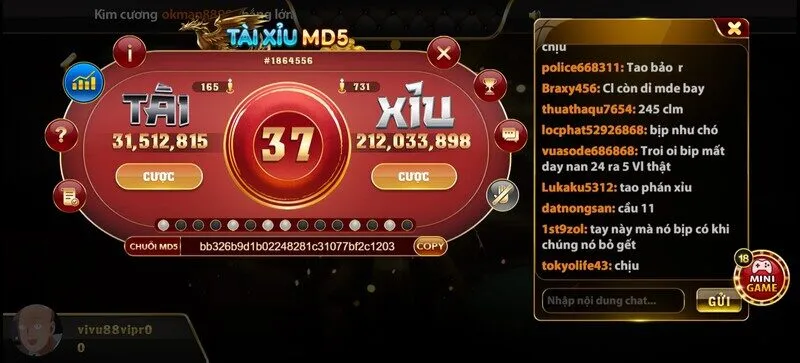 Tài xỉu MD5